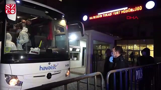 Yunanistan'dan gelen 39 kişi Bolu'da yurda yerleştirildi