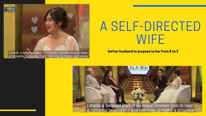 A self-directed wife led her husband to propose to her from A to Z