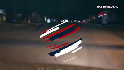 Drift yaparken polise böyle yakalandı