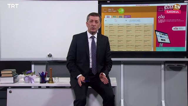 Milli Eğitim Bakanı Ziya Selçuk, uzaktan eğitimin ilk dersini verdi - İlkokul - ANKARA