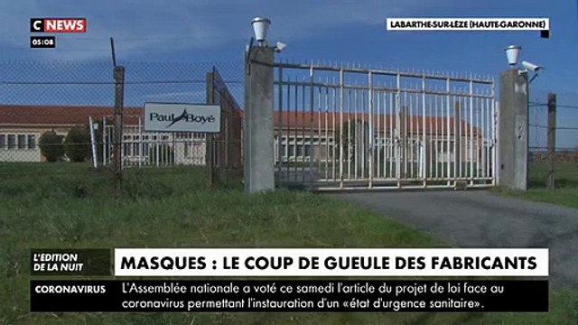 VIRUS - Le coup de gueule d'un fabricant de masques français qui ne comprend pas pourquoi aucun masque FFP2 n'était en stock !