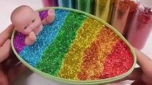Slime Mix Glitter Colors Combine Water Clay Mixing Surprise Eggs Toys For Kids-