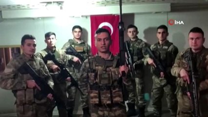 Suriye'de ki Mehmetçikten sağlıkçılara selam