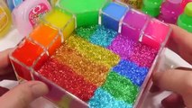 Mixing Slime Glitter Learn Colors Water Clay Surprise Eggs Toys For Kids