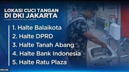 Pemprov DKI Sediakan Tempat Cuci Tangan Portabel