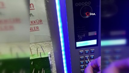 Apartman yöneticisinden koronavirüse karşı ‘kürdanlı’ tedbir