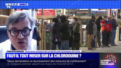 Le président des syndicats pharmaceutiques alerte : "Il faut réserver la chloroquine à ceux qui en ont besoin"