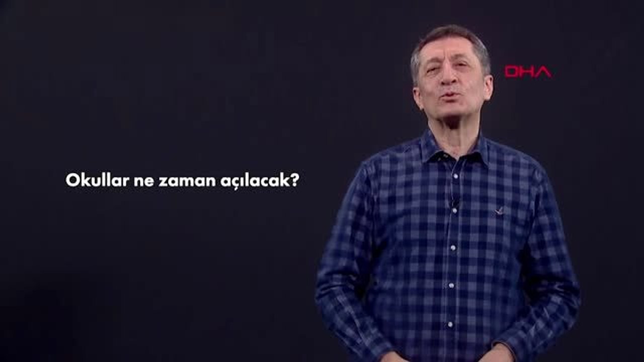 MİLLİ EĞİTİM BAKANI SELÇUK, UZAKTAN EĞİTİMİ ANLATTI