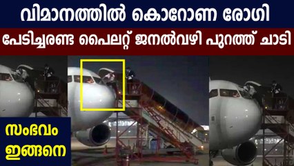 Air india's piolet jump out of cockpit window due to fear | Oneindia Malayalam