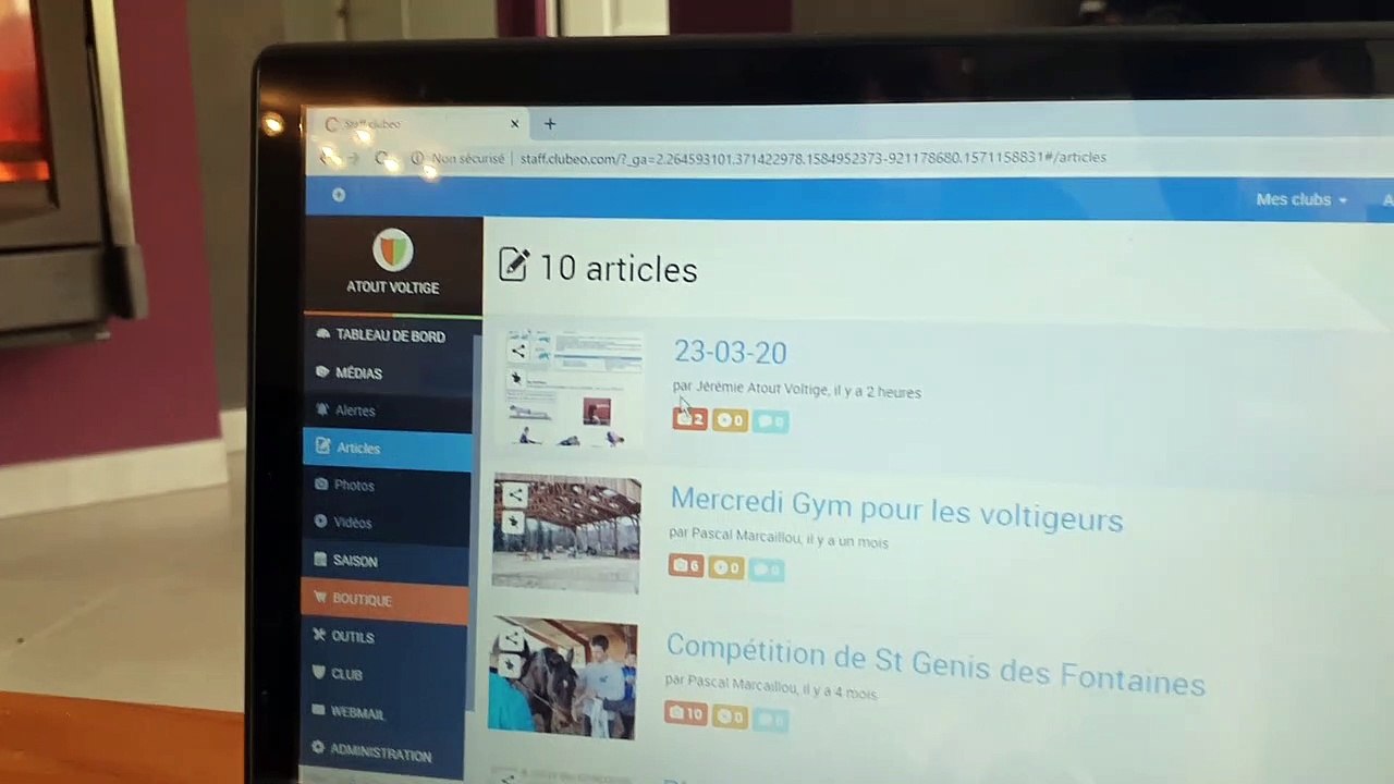 Tuto pour articles