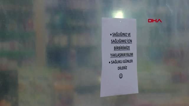 ECZANELERDE KORONAVİRÜSE KARŞI ŞEFFAF BRANDALI ÖNLEM