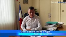 AGDE - Déclaration du maire Gilles d'Ettore - 23 mars 2020