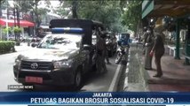 Satpol PP Patroli Cegah Kerumunan Warga