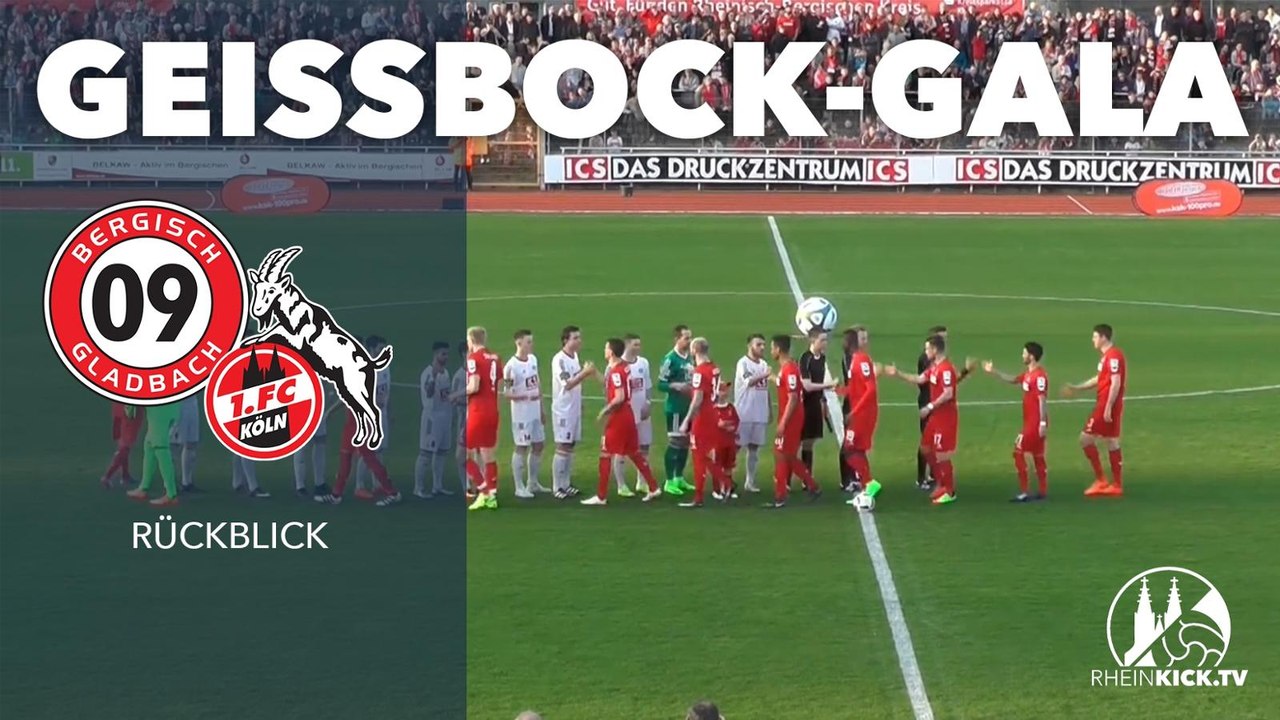 RHEINKICK vor 3 Jahren: 1. FC Köln in Torlaune beim SV Bergisch Gladbach