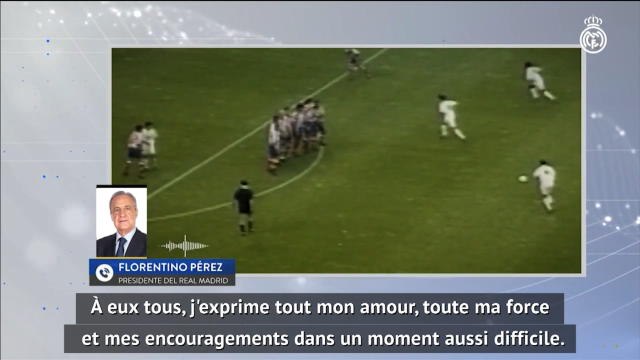 Real Madrid - Florentino Perez présente ses condoléances à la famille de Lorenzo Sanz