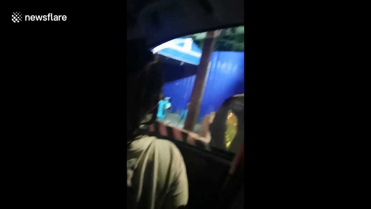 Kind residents take food to soldiers manning COVID-19 checkpoints in the Philippines