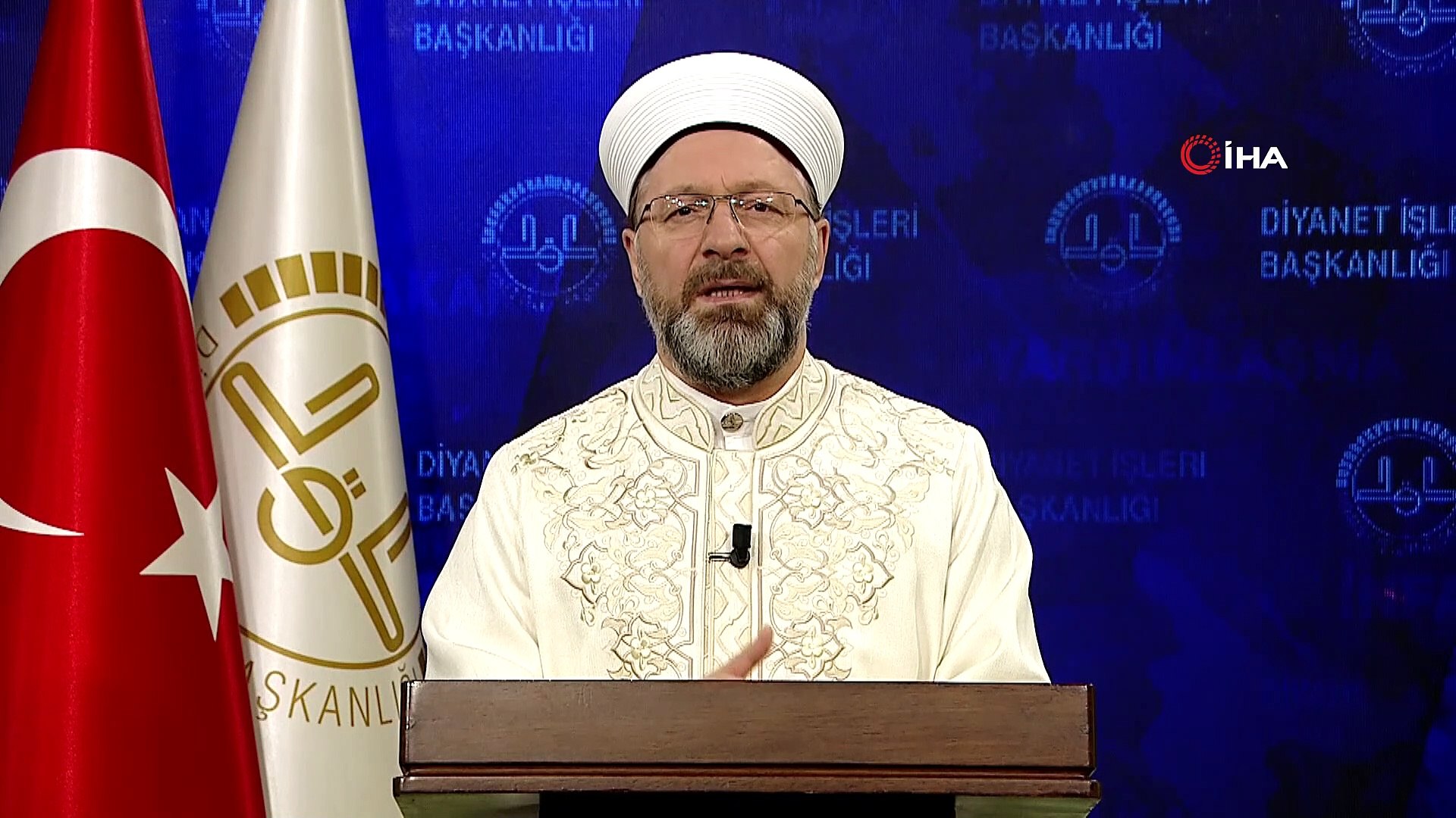 diyanet isleri baskani prof dr ali erbas simdi yaslilarimiz ve hastalarimiz icin iyilik seferberligi vaktidir dailymotion video