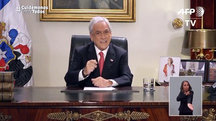 Piñera prevé "semanas muy duras", antes del toque de queda nocturno por coronavirus