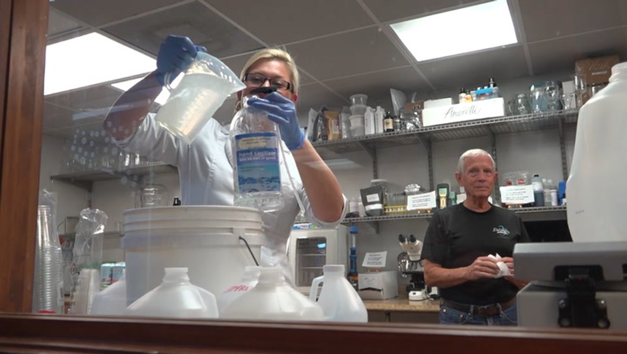 St. Petersburg brewery now bottling sanitizer