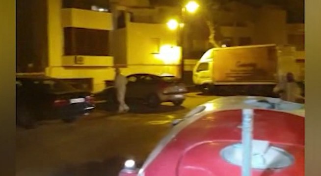 Agricultores realizan tareas de limpieza y desinfección de calles