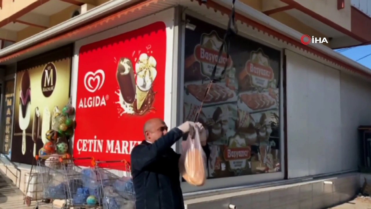 Evden Çıkamadı, Alışveriş İçin Evden Markete Drone Yolladı