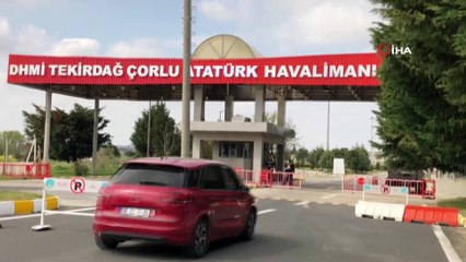 - Çorlu Atatürk Havalimanında uçuşlar durdu