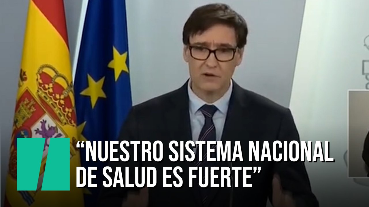 Salvador Illa: "Nuestro Sistema Nacional de Salud es fuerte"