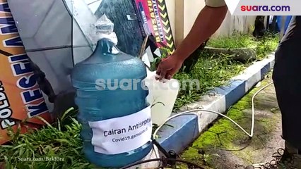 Bilik Antiseptik Otomatis yang Dipasang di Ditlantas Polda DIY Buatan Dosen UGM