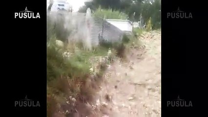 Mezarlıkta müzik dinlediler, musalla taşında içtiler