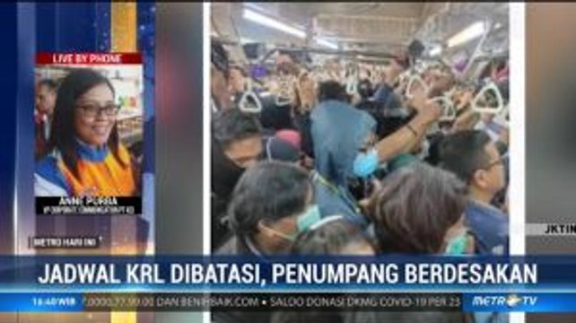 Penumpang Menumpuk, Jadwal KRL Kembali Normal