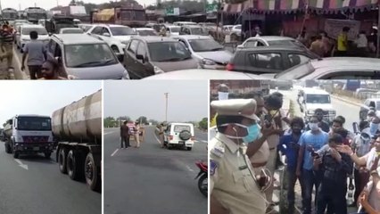 Exclusive : Telangana Borders Closed Ahead of Lock Down  | Oneindia Telugu