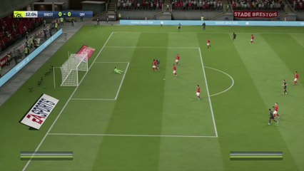Stade Brestois - OM sur FIFA 20 : résumé et buts (L1 - 31e journée)