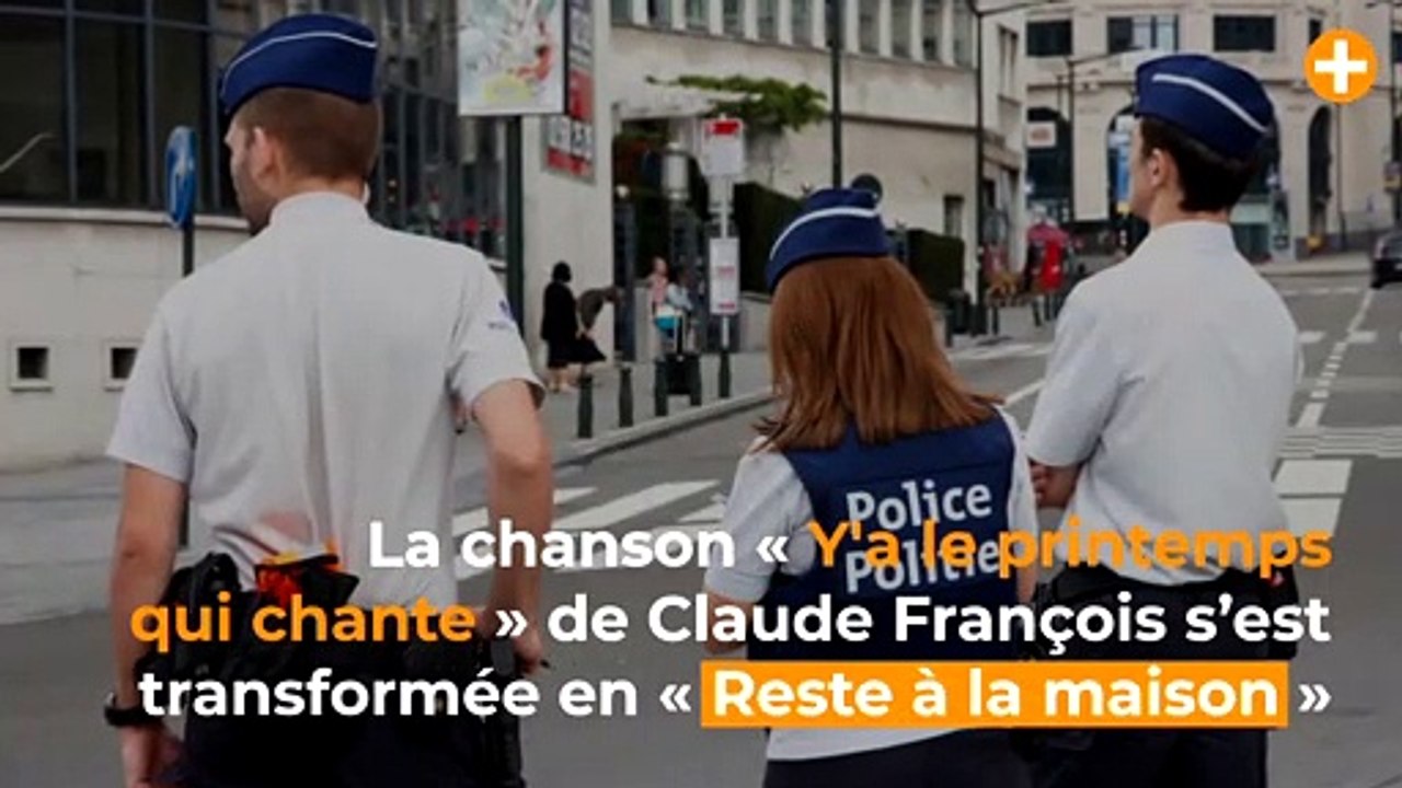 VIDÉO. Confinement : la police belge parodie Claude François pour faire respecter les mesures