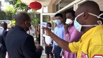 Coronavirus : Le Ministre du Tourisme Siandou Fofana inspecte les centres de loisirs.