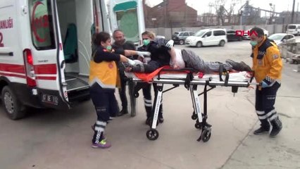 zonguldak Fabrikanın çatısından düşen kaynak ustası yaralandı