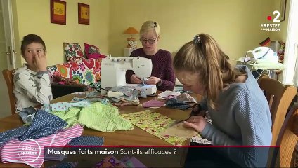 Coronavirus : l’essor des masques fabriqués à la maison