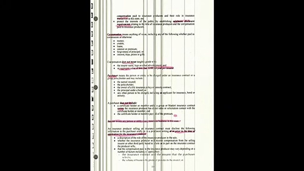 Insurance exam part 2