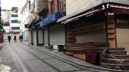 Kapalıçarşı korona virüs önlemleri kapsamında kapatıldı