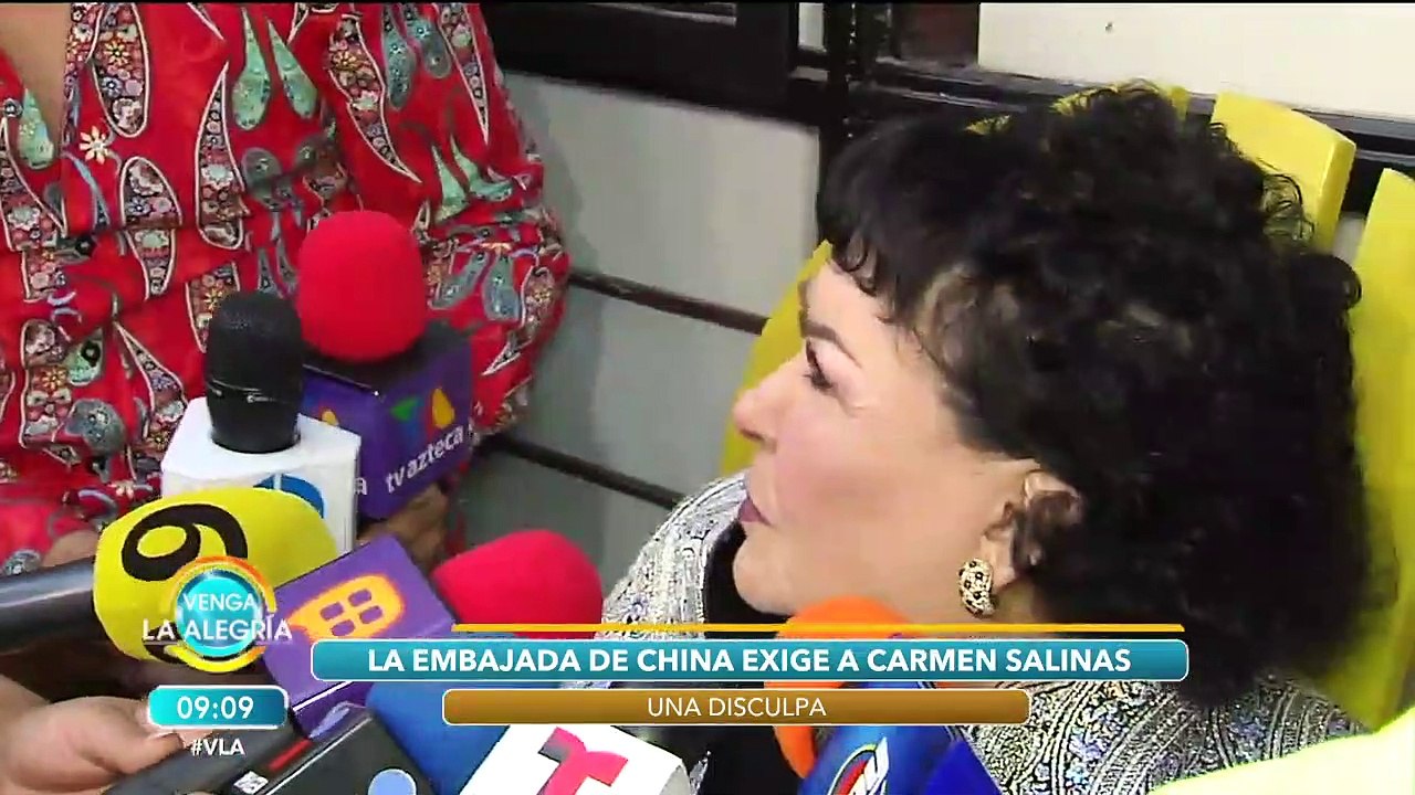 Embajada China responde a comentarios hechos por Carmen Salinas sobre coronavirus. | Venga La Alegría