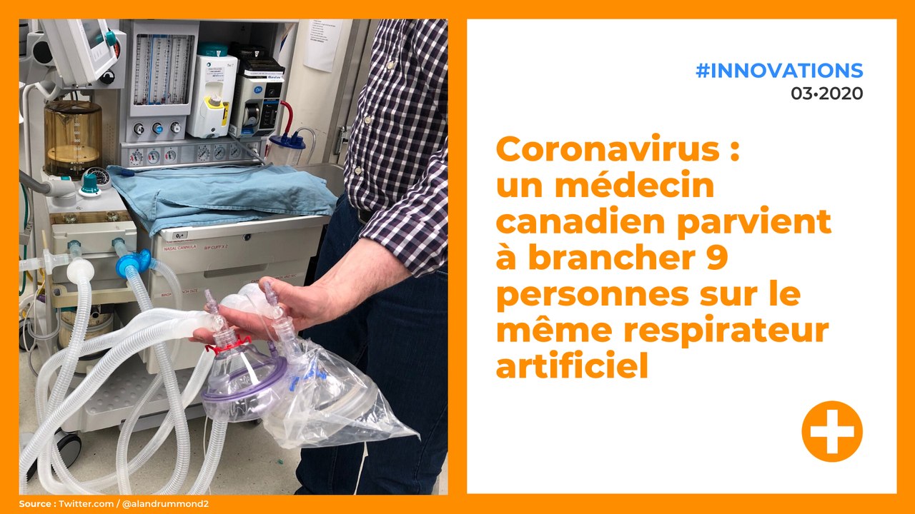 Coronavirus : un médecin canadien parvient à brancher 9 personnes sur le même respirateur artificiel