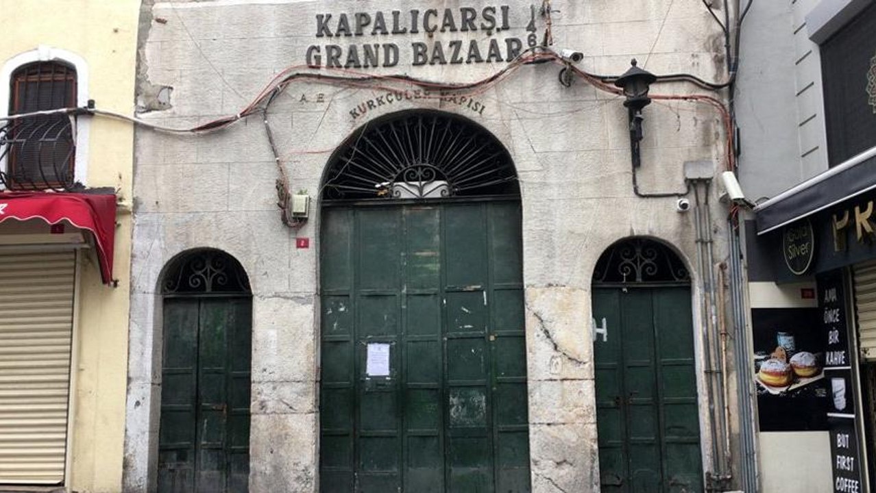 Kapalıçarşı’da corona virüsü tedbiri