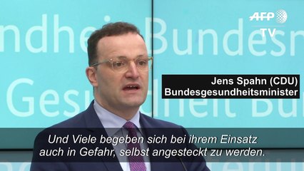 Spahn würdigt medizinisches Personal für Einsatz