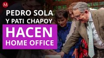 Pedro Sola y Pati Chapoy hacen home office en vivo para 'Ventaneando'