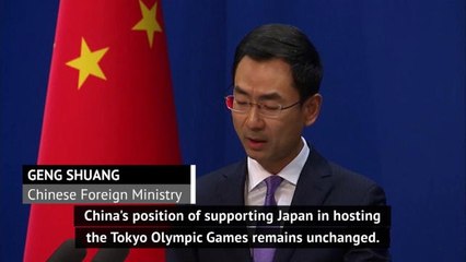 China back Japan's stance on Tokyo 2020