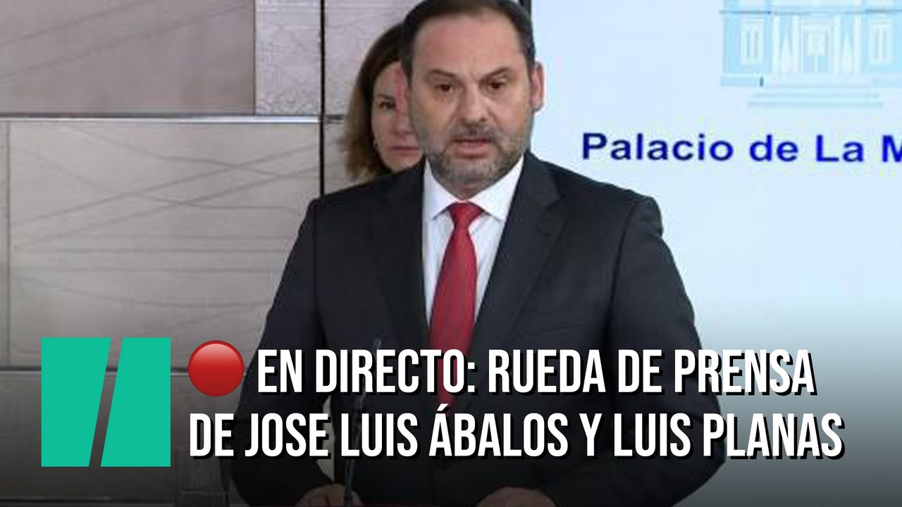 EN DIRECTO: Rueda de prensa de José Luis Ábalos y Luis Planas