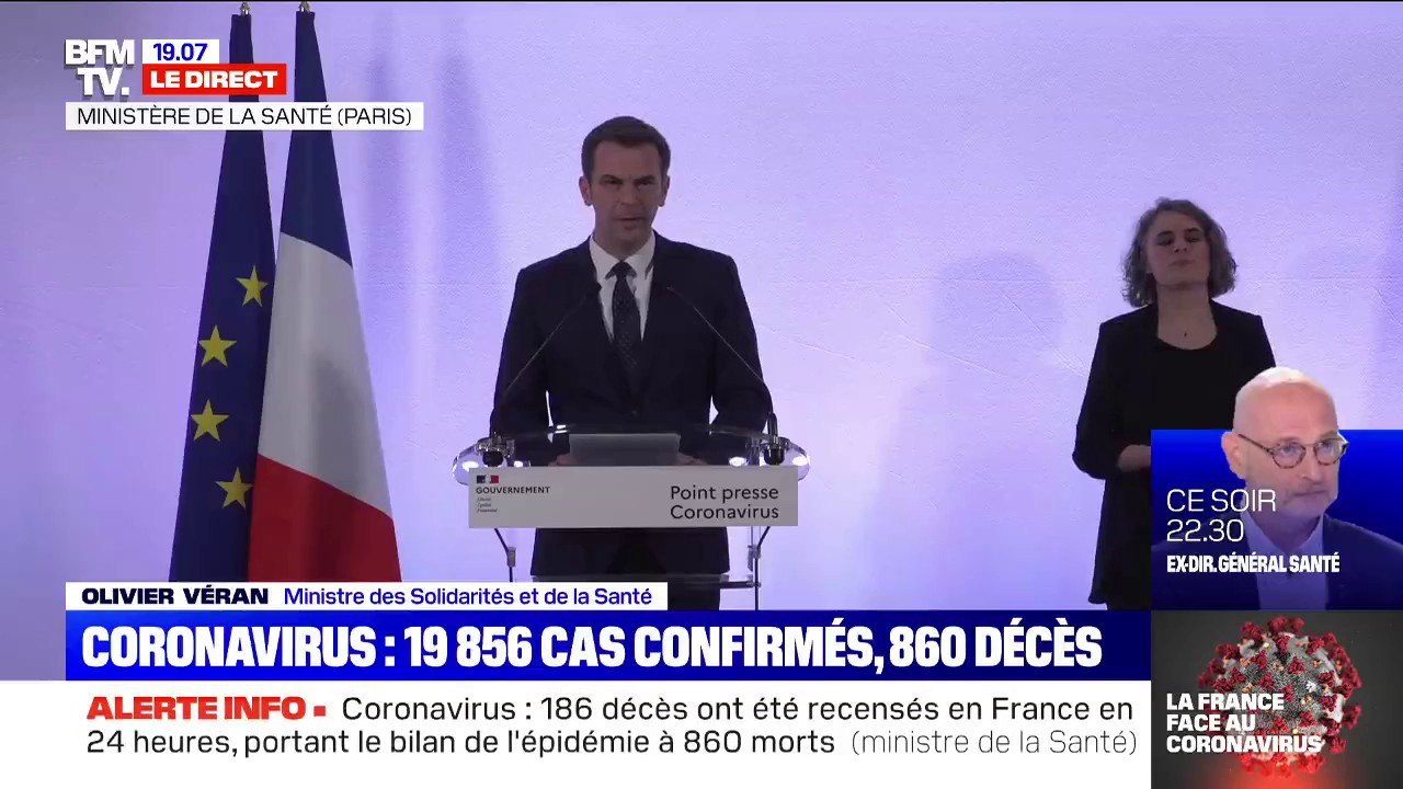 "20 millions de masques seront livrés aux hôpitaux et aux Ehpad" affirme le ministre de la Santé Olivier Véran