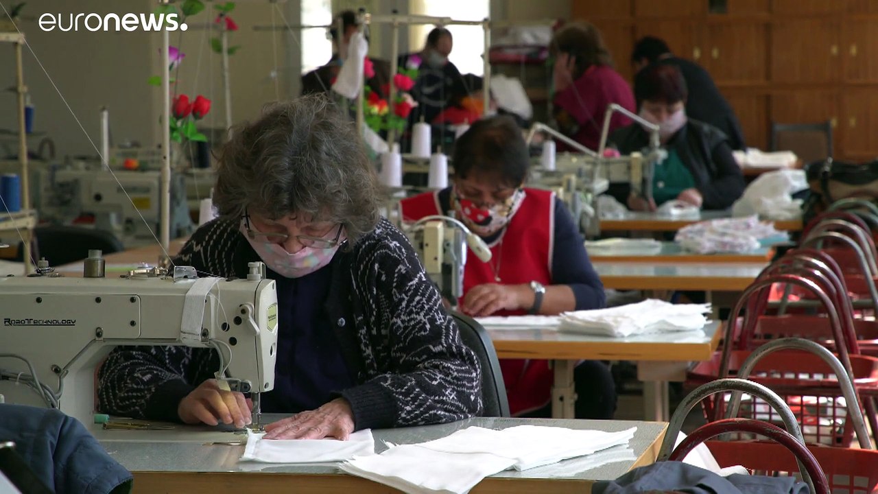 Nachschub im Akkord: Atemschutzmasken für Bulgarien