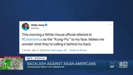 Groups say coronavirus is causing backlash toward Asian-Americans