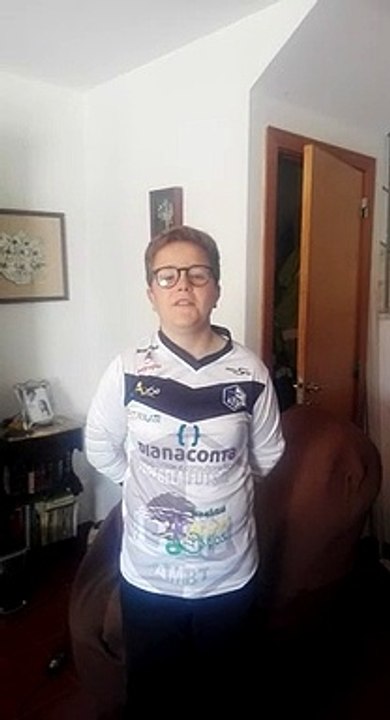 Mensagem do mais antigo Atleta desta Casa e Guarda redes dos Iniciados: