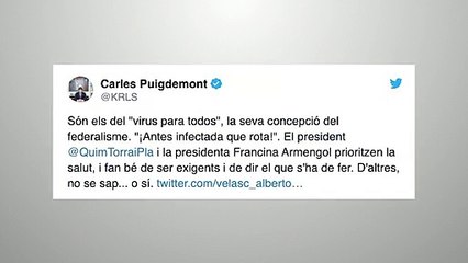 Los tuits más repugnantes de los separatistas por la epidemia del coronavirus